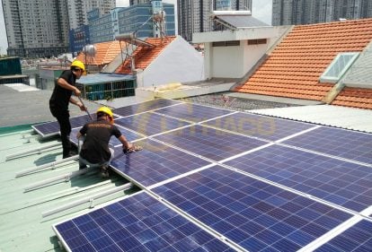 Chương trình Tài trợ cho Khách hàng Doanh Nghiệp Lắp đặt dự án điện mặt trời trên mái nhà