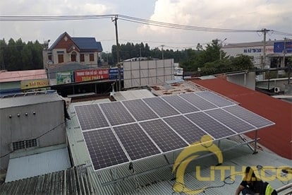 hệ thống điện mặt trời nối lưới 5.18 kWp ĐỒNG NAI