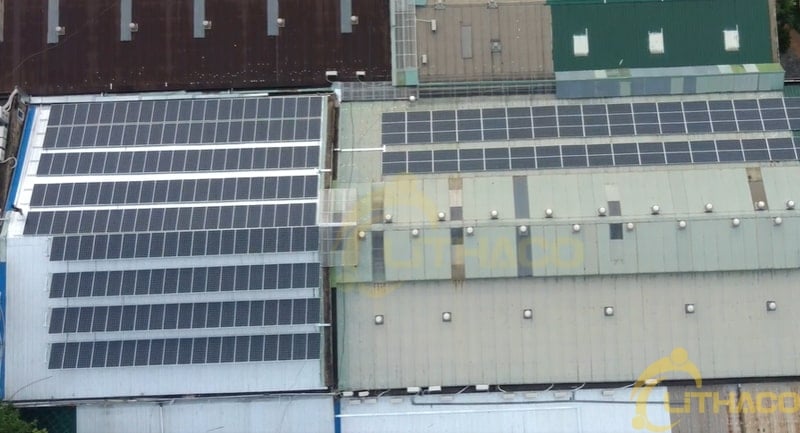 điện mặt trời cho nhà máy