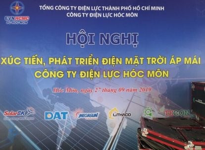 EVN Hóc Môn xúc tiến phát triển điện mặt trời áp mái năm 2019