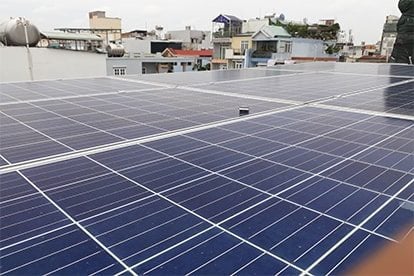 Điện mặt trời nối lưới 3.105kwp