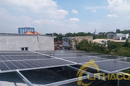lắp đặt điện năng lượng mặt trời nối lưới 5.18 kWp Điện mặt trời nối lưới 5.18 kWp