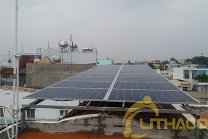 Lắp đặt điện năng lượng mặt trời nối lưới Điện mặt trời nối lưới 6.16 kWp