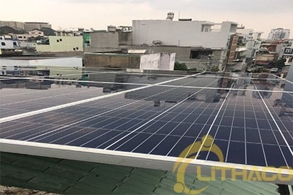 điện năng lượng mặt trời nối lưới Điện mặt trời nối lưới 4.44 kWp