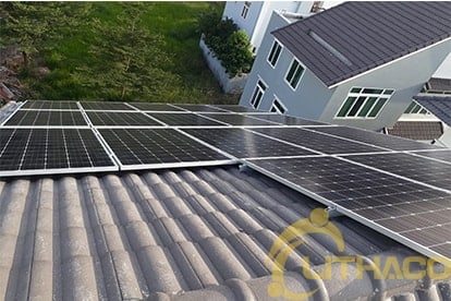 Lắp điện năng lượng mặt trời nối lưới Điện mặt trời nối lưới 6.66 kWp