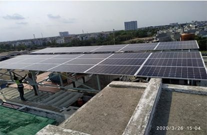 Điện mặt trời nối lưới 11 kWp