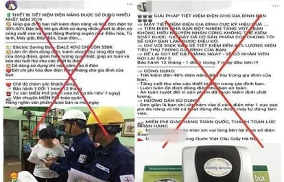 EVN vạch trần thiết bị ‘tiết kiệm’ điện rao bán đầy trên mạng