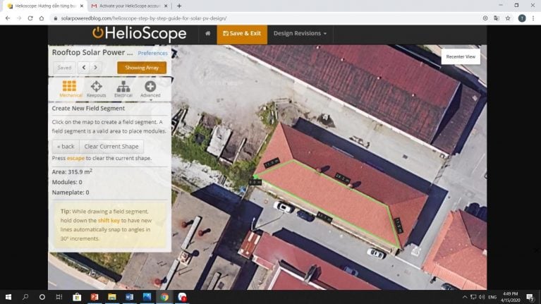 Helioscope: Hướng dẫn từng bước cho thiết kế PV mặt trời