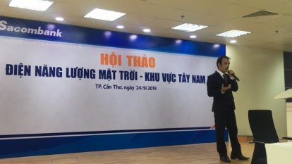 Sacombank hợp tác với LITHACO tài trợ Điện mặt trời mái nhà