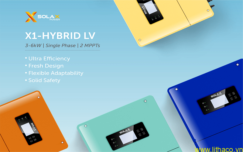SolaX Power ra mắt X1-Hybrid LV: Biến tần lai hiệu quả và linh hoạt cho các hệ thống năng lượng mặt trời điện áp thấp 1 SolaX Power ra mắt X1-Hybrid LV: Biến tần lai hiệu quả và linh hoạt cho các hệ thống năng lượng mặt trời điện áp thấp 1