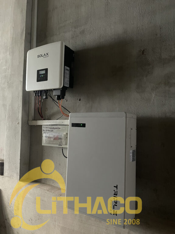 Điện mặt trời có Pin lưu trữ 6.6KWP/5.8KWH 2