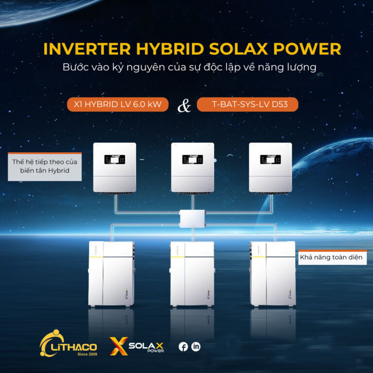 Khám phá sức mạnh của Inverter Hybrid SolaX Power X1-Hybrid LV 2