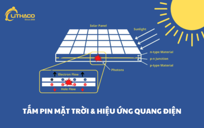 Tấm pin mặt trời hoạt động như thế nào? Giải thích về hiệu ứng quang điện