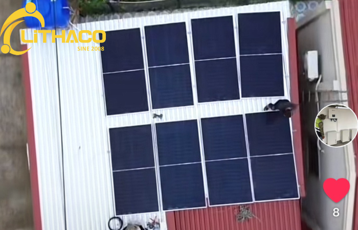 Điện mặt trời có tích trữ 5kW/10kWh 1