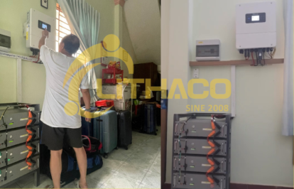 Điện mặt trời có lưu trữ 7kWp/14.72kWh