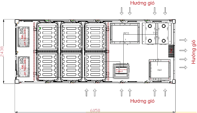 Pin lưu trữ năng lượng 500KW/1410KWH – AC Coupling | AlphaESS 3