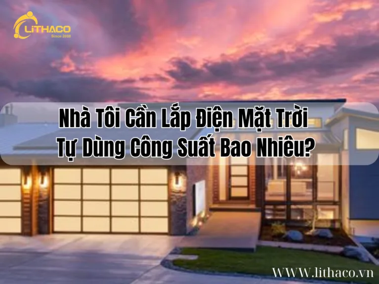 Nhà Tôi Cần Lắp Điện Mặt Trời Tự Dùng Công Suất Bao Nhiêu ?