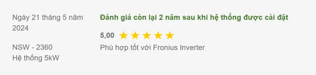 Giải thích về Chương trình Pin Mặt trời Nam Úc
