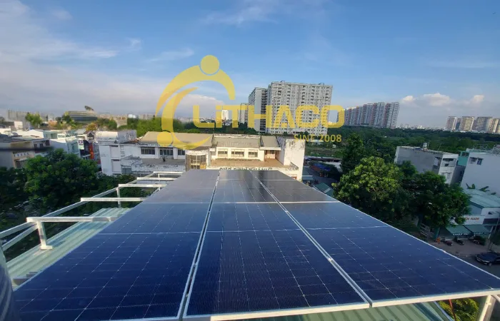 Điện mặt trời mái nhà thông minh 5,2kWp ở Thủ Đức
