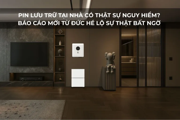 Pin lưu trữ tại nhà có thật sự nguy hiểm? Báo cáo mới từ Đức hé lộ sự thật bất ngờ