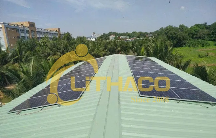 Điện mặt trời 10kWp + Lưu trữ 11kWh ở Thủ Dầu Một - Bình Dương.