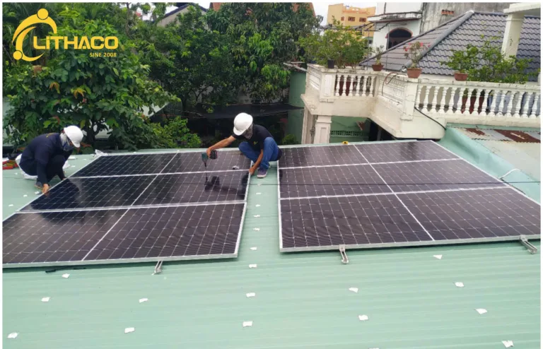 Điện mặt trời 5kW+5kWh lưu trữ Anh Kiệt Đồng Nai