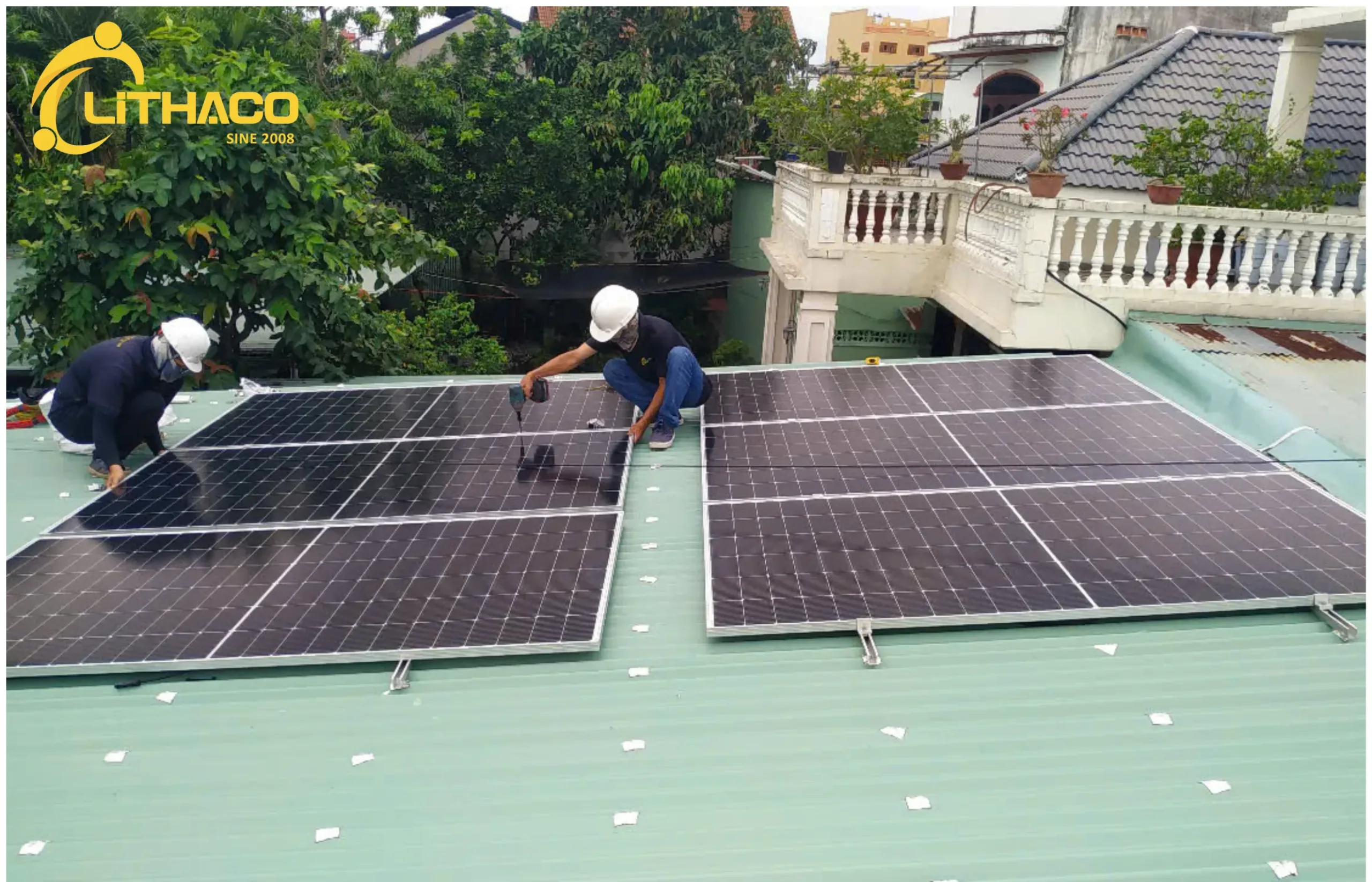 Điện mặt trời có lưu trữ lithaco