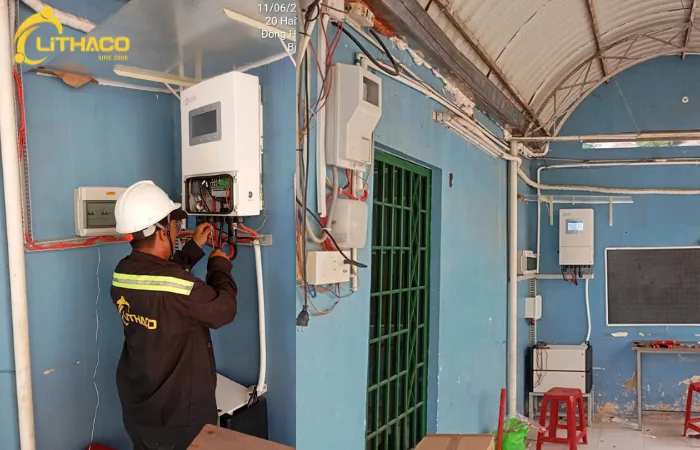 “Đau ví” một lần – An tâm trọn đời với điện mặt trời+pin lưu trữ của LITHACO