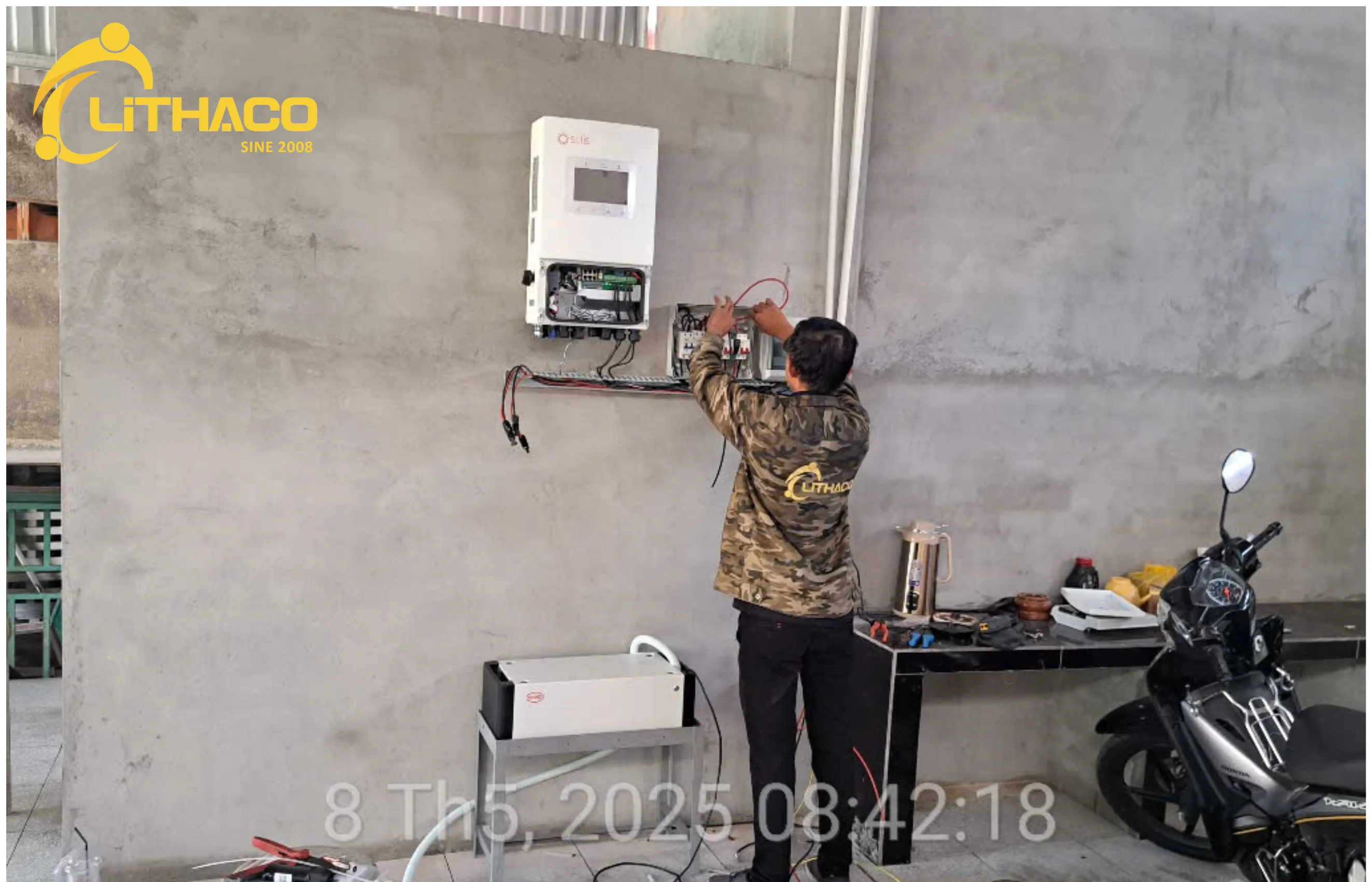 Điện mặt trời 10kWp+Lưu trữ 5kWh Chú Trung Tp.Tây Ninh 2 Điện mặt trời 10kWp+Lưu trữ 5kWh Chú Trung Tp.Tây Ninh