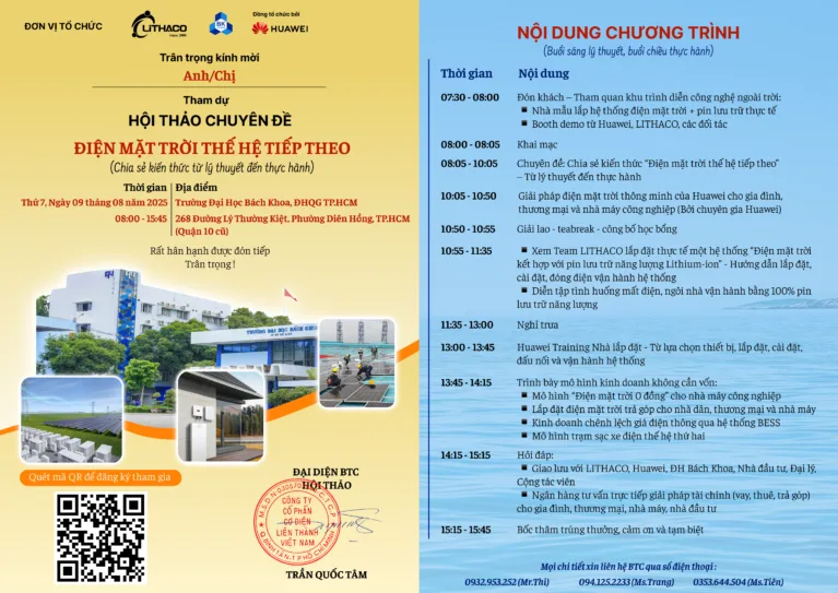 Hội thảo “Điện mặt trời thế hệ tiếp theo” – Nơi hội tụ giải pháp và cơ hội phát triển bền vững