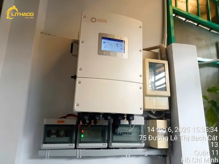 Lắp đặt hoàn thành hệ thống điện mặt trời có lưu trữ 6.96kWp/10kWh Anh Tài tại Quận 11, TP.HCM 4 Lắp đặt hoàn thành hệ thống điện mặt trời có lưu trữ 6.96kWp/10kWh Anh Tài tại Quận 11, TP.HCM