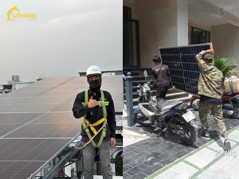 Lắp đặt hoàn thiện hệ thống điện mặt trời có lưu trữ 15kWp/20kWh Anh Kiệt tại TP. Thủ Đức