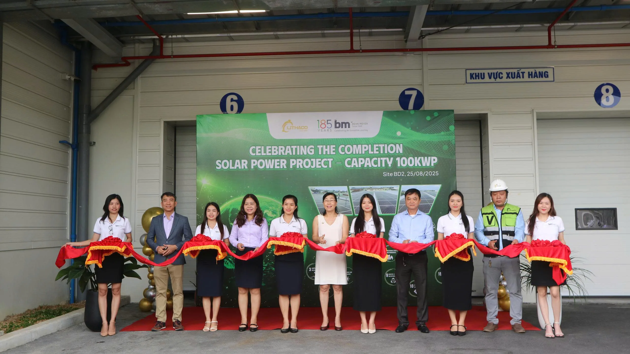 du an dien mat troi mai nha 100kWp tai cong ty TNHH Behn Meyer Viet Nam