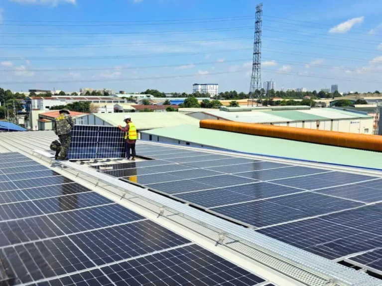 Dự án điện mặt trời mái nhà 100kWp tại Công ty TNHH Behn Meyer Việt Nam 4 Dự án điện mặt trời mái nhà 100kWp tại Công ty TNHH Behn Meyer Việt Nam