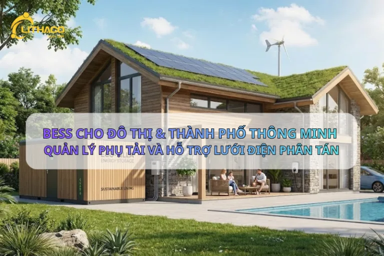 BESS cho đô thị & thành phố thông minh – Quản lý phụ tải và hỗ trợ lưới điện phân tán