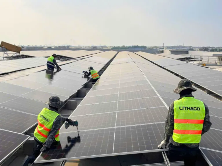 DỰ ÁN ĐIỆN MẶT TRỜI MÁI NHÀ 5,3 MWp – NHÀ MÁY TIMBERLAND