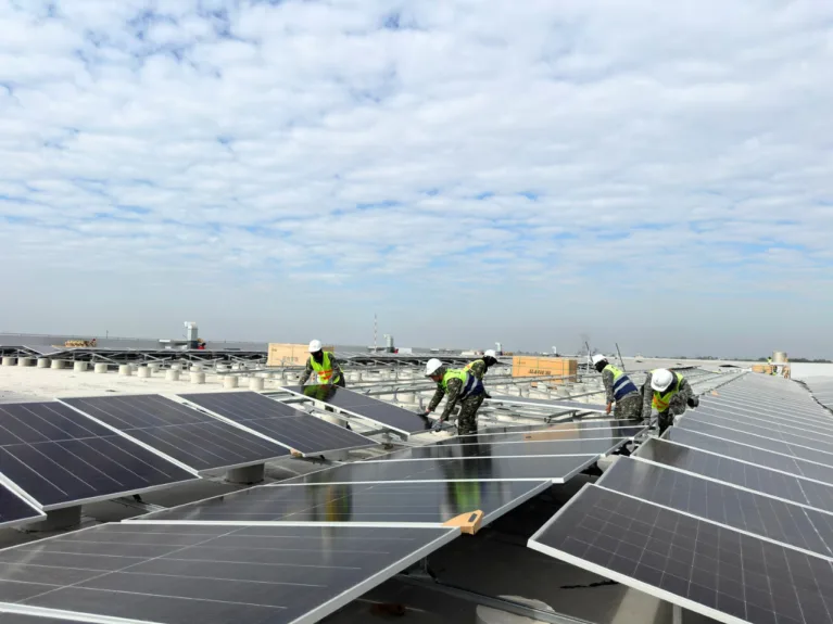 DỰ ÁN ĐIỆN MẶT TRỜI MÁI NHÀ 5,3 MWp – NHÀ MÁY TIMBERLAND