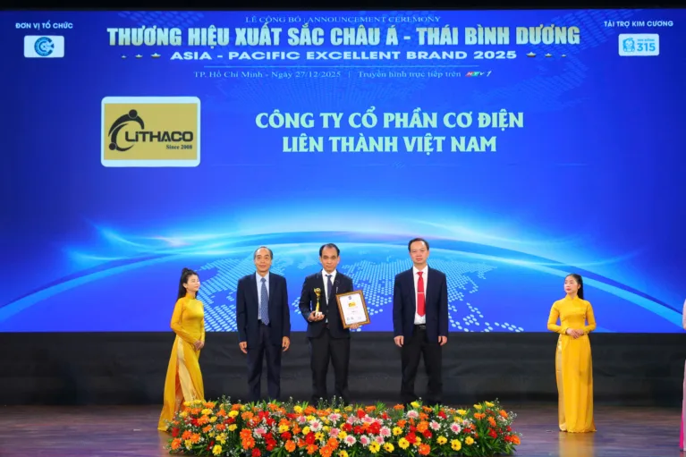 LITHACO ĐƯỢC VINH DANH “THƯƠNG HIỆU XUẤT SẮC CHÂU Á – THÁI BÌNH DƯƠNG 2025”