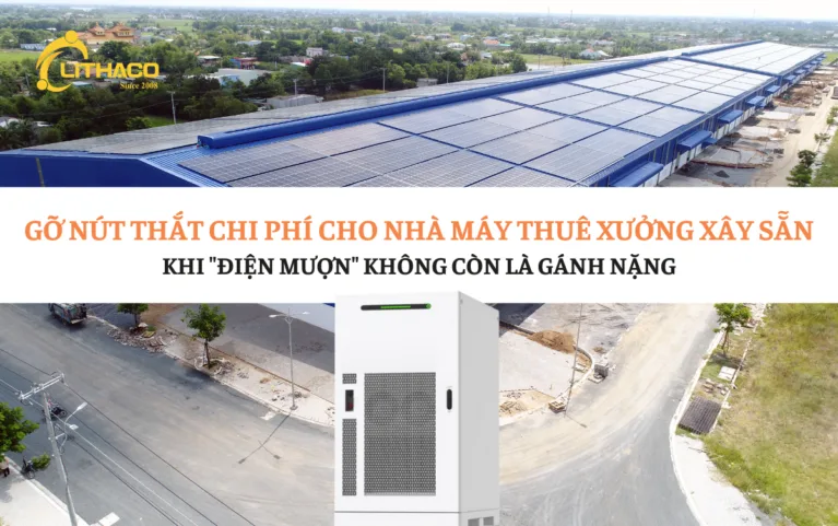 Gỡ nút thắt chi phí cho nhà máy thuê xưởng xây sẵn: Khi “điện mượn” không còn là gánh nặng