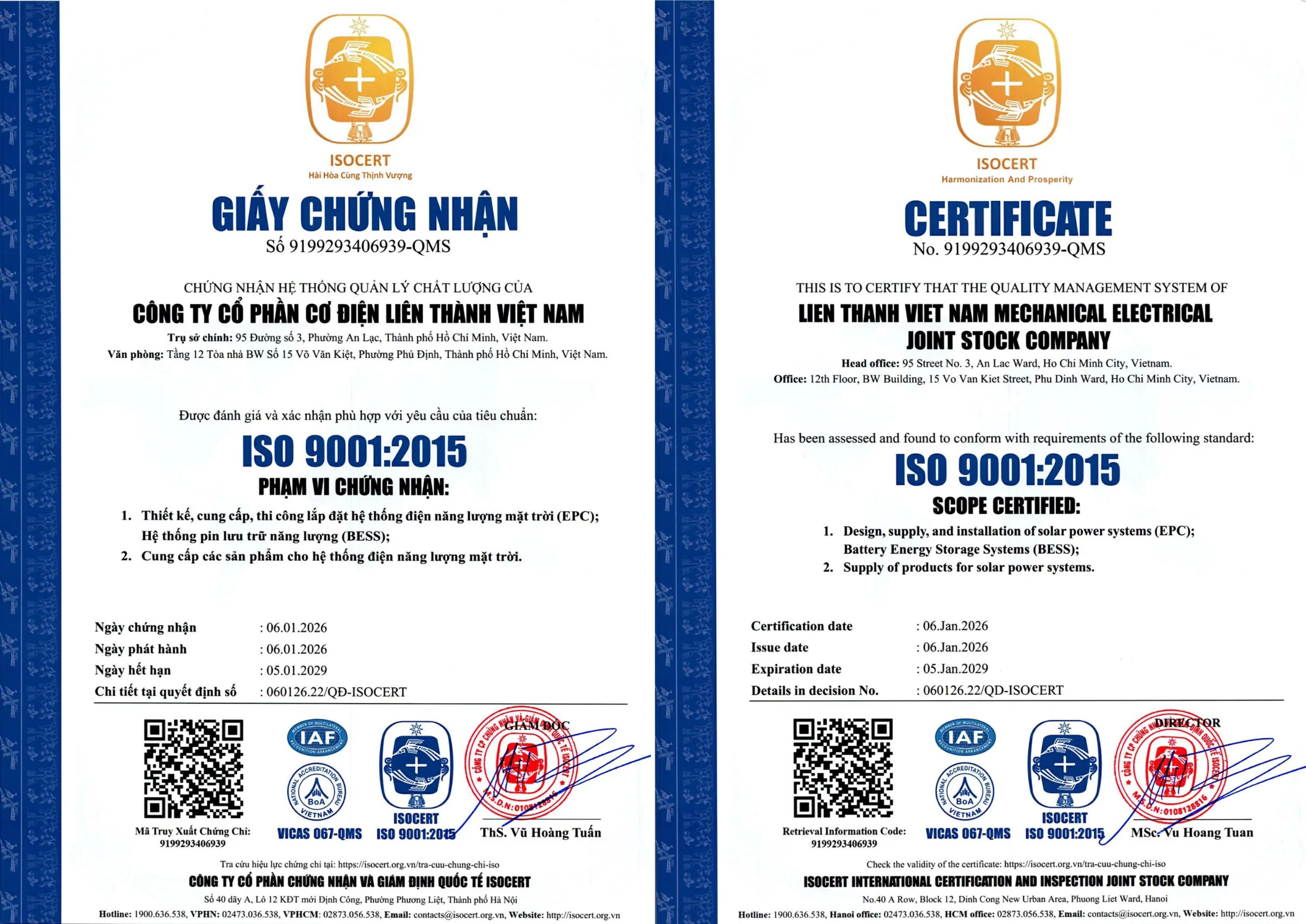 Năng lực & Ghi nhận