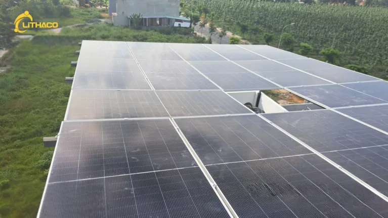 LITHACO hoàn thiện hệ thống điện mặt trời có lưu trữ 11.7kWp/10kWh – 1 pha cho chị Trinh tại Đồng Nai