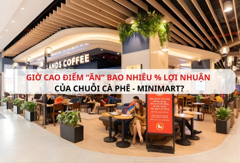 Giờ cao điểm “ăn” bao nhiêu % lợi nhuận của chuỗi cà phê – minimart?