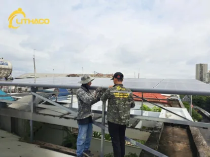 LITHACO hoàn thiện hệ thống điện mặt trời có lưu trữ 11.6kWp/20kWh cho anh Nam tại Phường Bình Phú, TP.HCM