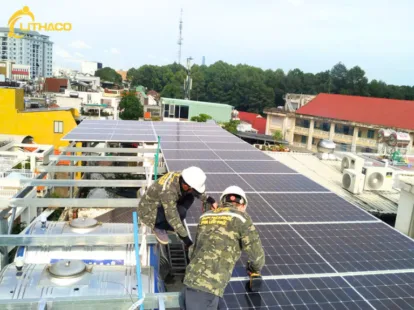 LITHACO hoàn thiện hệ thống điện mặt trời có lưu trữ 13.92kWp/2x5kW/10kWh cho Anh Hùng tại phường Tân Sơn Hòa, TP.HCM