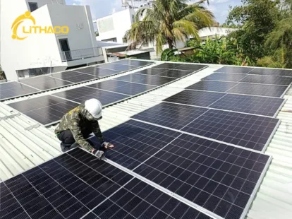 LITHACO hoàn thiện hệ thống điện mặt trời có lưu trữ 15kWp/15kWh cho anh Nhựt tại Đồng Tháp