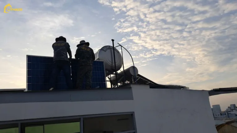 LITHACO hoàn thiện hệ thống điện mặt trời có lưu trữ 5.85kWp/15kWh cho anh Nhã tại Phường Rạch Ông, TP.HCM