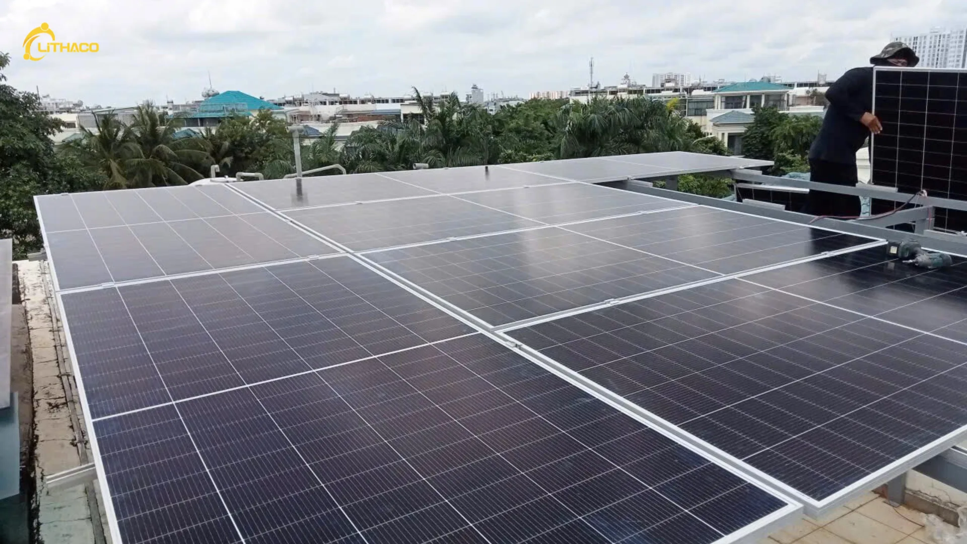 he thong dien mat troi co luu tru 6.96kWp 10.24kWh