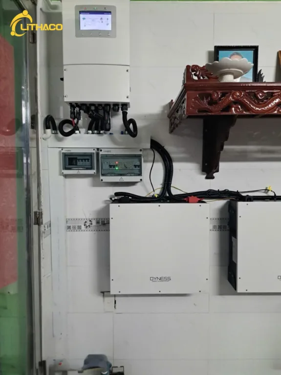 LITHACO hoàn thiện hệ thống điện mặt trời có lưu trữ 7kWp/10kWh cho anh Nghĩa Anh tại Quận 1, TP.HCM