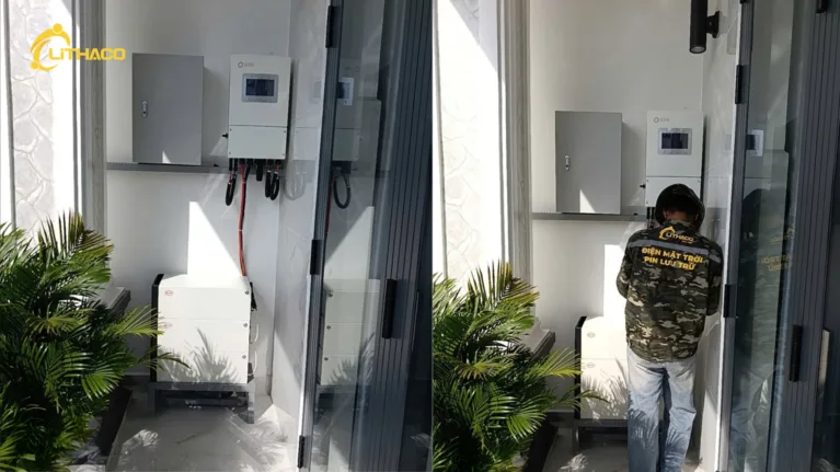 LITHACO hoàn thiện hệ thống điện mặt trời có lưu trữ 7kWp/15.36kWh – 1 pha cho anh Hòa tại Vĩnh Long 4 LITHACO hoàn thiện hệ thống điện mặt trời có lưu trữ 7kWp/15.36kWh – 1 pha cho anh Hòa tại Vĩnh Long