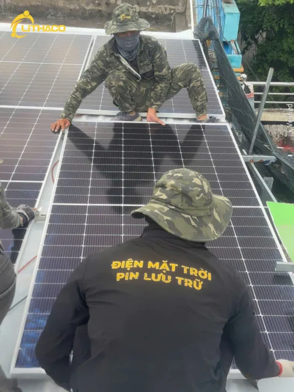 LITHACO hoàn thành lắp đặt hệ thống điện mặt trời có lưu trữ 5.8kWp/5kWh anh Huỳnh tại Phường Bảy Hiền, TP.HCM